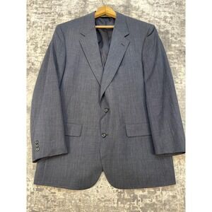 Vtg Brooks Brothers Mens 44R Blazer USA Textured 2 Button Classic Preppy Ivy